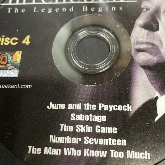 Alfred Hitchcock: The Legend Begins 20 Movie Classics 4 DVD Set NWOT - Picture 10 of 10